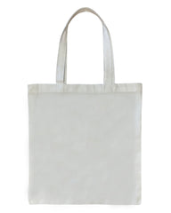 White Polyester Canvas Tote Bag for Sublimation