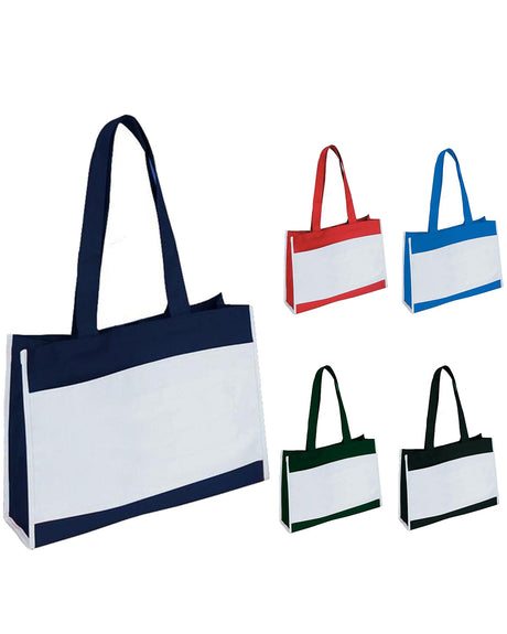 TRAVEL TOTE BAG WITH VELCRO CLOSURE