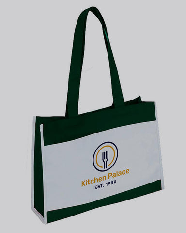 Customized Travel Tote Bag with Hook and Loop Closure - Personalized Tote Bags With Your Logo - BS171