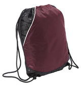 Tri-Color Rival Cinch Pack / Drawstring Bag. BPK387