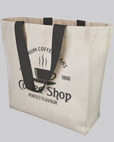 Ultimate Canvas Shopper Tote Bags Customized - Personalized Grocery Bags With Your Logo - TF255