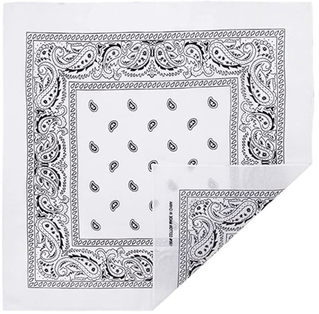 100% Cotton Paisley Bandana