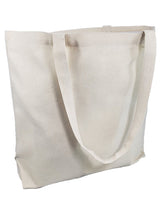 120 ct 18" Large Size Value Canvas Tote Bag with Long Handles - By Case
