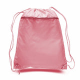 Cute Light Pink Sport Drawstring Bags