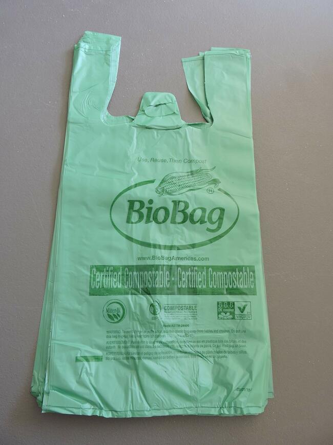 Large Shopper - 100% Compostable Plastic Bags 500 ct