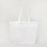 Large 100% Polyester Canvas Sublimation Tote Bags White - SB219