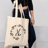 ''X'' Letter Initial Canvas Tote Bag - Initials Bags