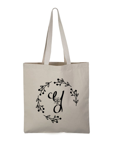 Buy Personalised Tote Bag ANY LETTER Alphabet Printed Custom Cotton Tote  Shopper Birthday Gift Christmas Xmas Present (Natural, Letter H) Online at  desertcartINDIA